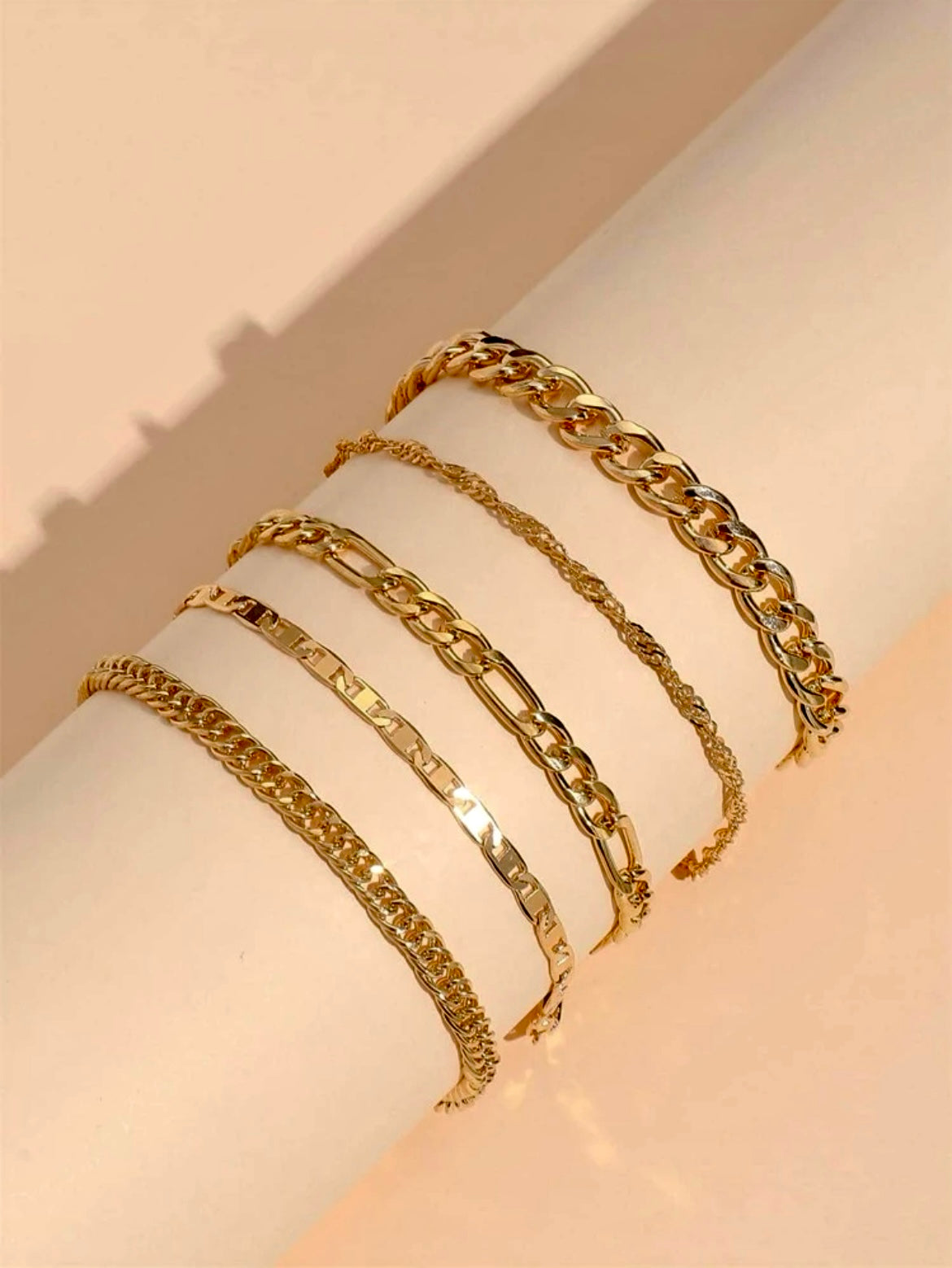 Golden Anklet Set